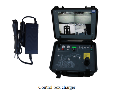 Flexible Scrolling EOD Robot Explosive Ordnance Disposal With Control System