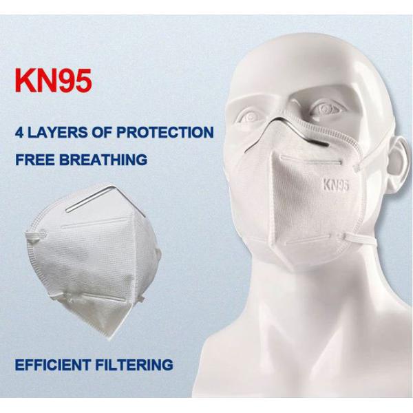 Foldable Portable Earloop Face Masks 3 Ply Headband Non Woven Dust Mask