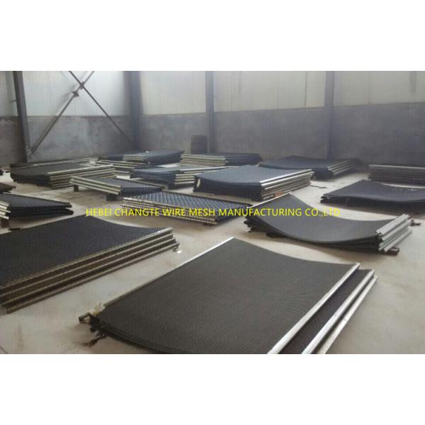 2*2M Carbon Steel Double Crimped Wire Mesh For Quarry
