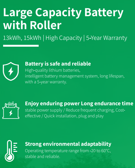 13kWh 15kWh DB Lithium Battery Storage High Capacity Portable Energy Solutions For High Demands