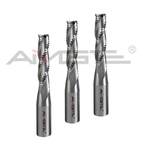 0.6μm Aluminum Roughing Endmill H6 3 Flute Roughing End Mill Customized