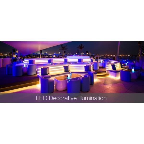 300 Pcs 80ra Flexible Led Strip Lights , Multi Color Smd 5050 Led Strip