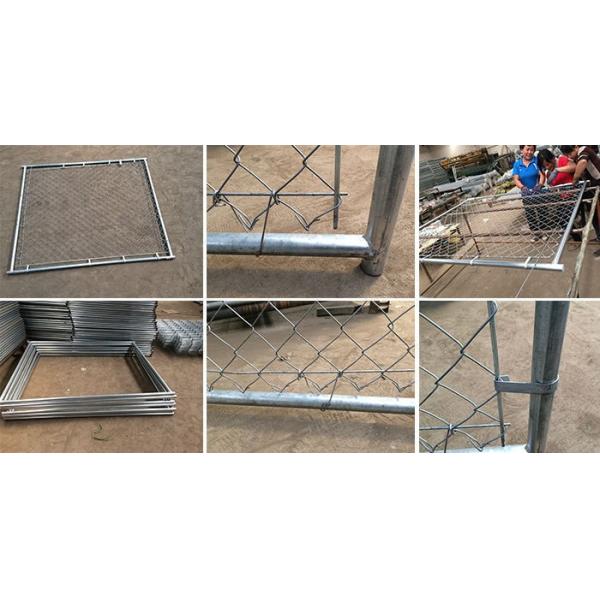 Q235 Steel Chain Wire Fence With Hot Dipped Glavanized , Powder Coated