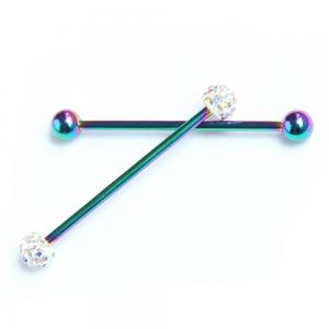 China Korea fashion jewelry set rainbow industrial bar body jewellery on sale