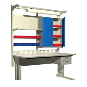 Quality Assembly Line Flexible Lean Pipe 1530*750mm ESD Table for sale