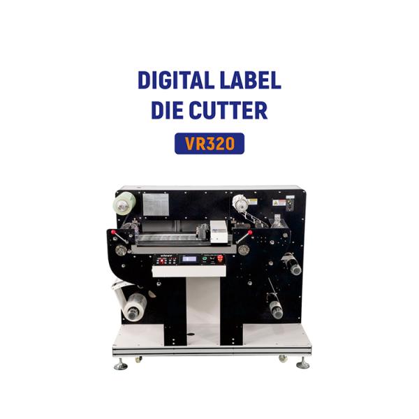 Semi Rotary Label Die Cutting Vicut VR320 Multi Function Automatic Machine with Slitter