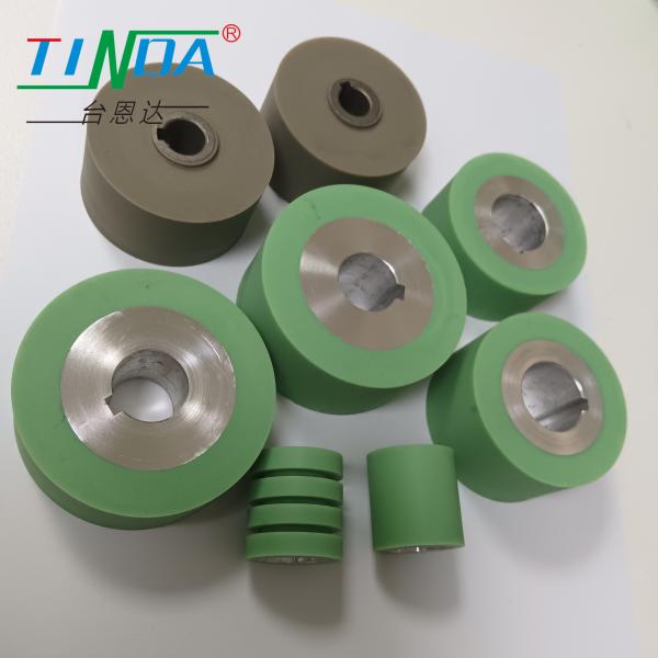 High Durability Rubberized Feed Rollers Customized For Various Hot Air Seam Seal Machine