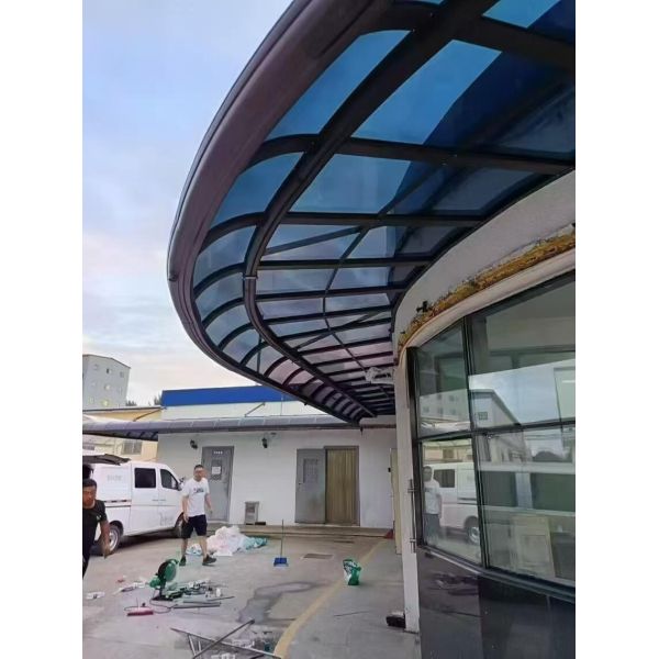 Factory supply 1.22*2.44m Grey Polycarbonate Solid Sheet Lightweight Durable Panel with Hard Coat Surface for Scratch Chemical and UV Resistance for