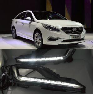China Hyundai  SONATA 9TH DRL 2X LED Driving Daytime Running Lights DRL Fog Lamp For Hyundai  SONATA 9TH 2014-2018 on sale