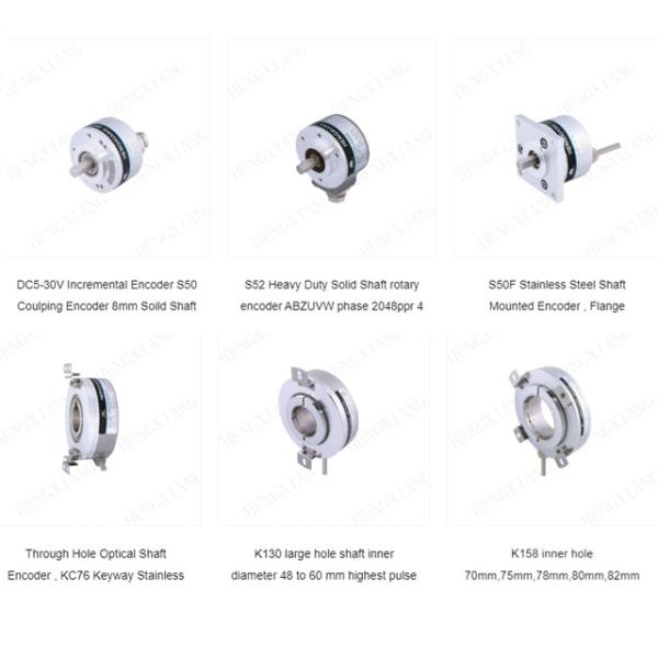 Flange 65*65mm rotary flange encoder 8mm solid shaft encoder