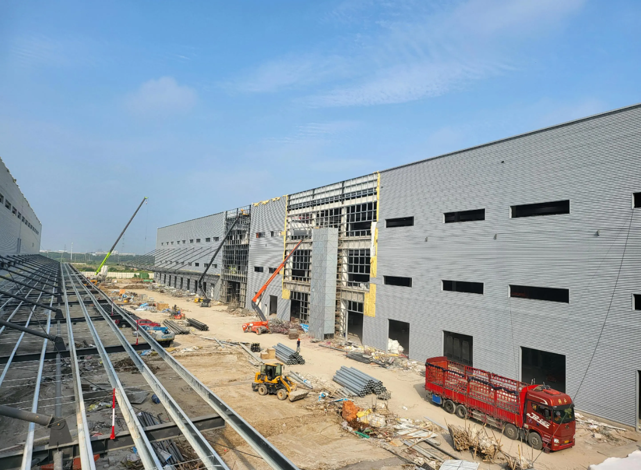 Large span high bearing capacity prefabricated steel structure industrial building workshop