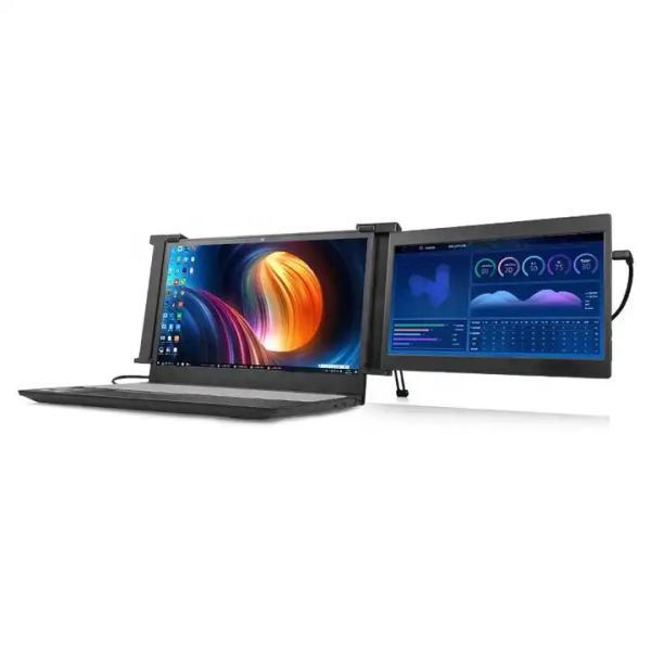 60 Hz Portable Dual Monitor with 14 Inches Screen Size and 1000 1 Contrast Ratio