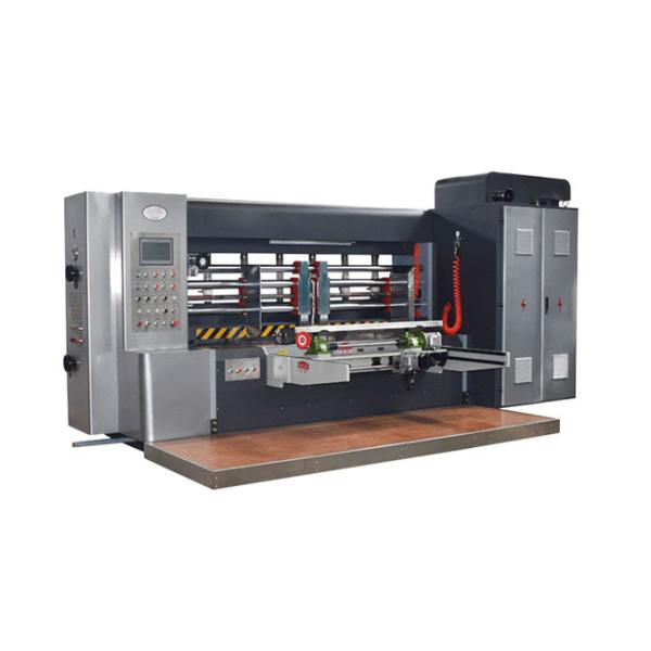 50mm Wallboard Carton Box Flexo Printing Machine With Slotter Die Cutter