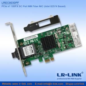 LREC9030PF PCIe x1 100FX Desktop Fiber Ethernet Adapter (Intel 82574 Based) Support PXE Bootroom