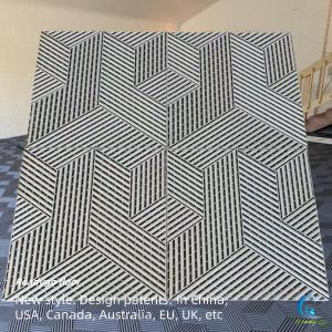 Quality 18mm Interlocking Epoxy Garage Flooring with Ribbed Surface for sale