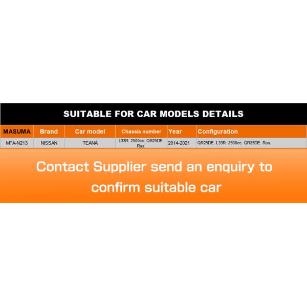 MFA-N213 MASUMA Auto Engine Systems Air Filter 16546-3TA0A 16546-3TA1B 4560116765584 For NISSAN G4JP