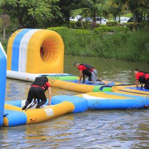 China Commercial Inflatable Water Obstacle For Shallow Water on sale