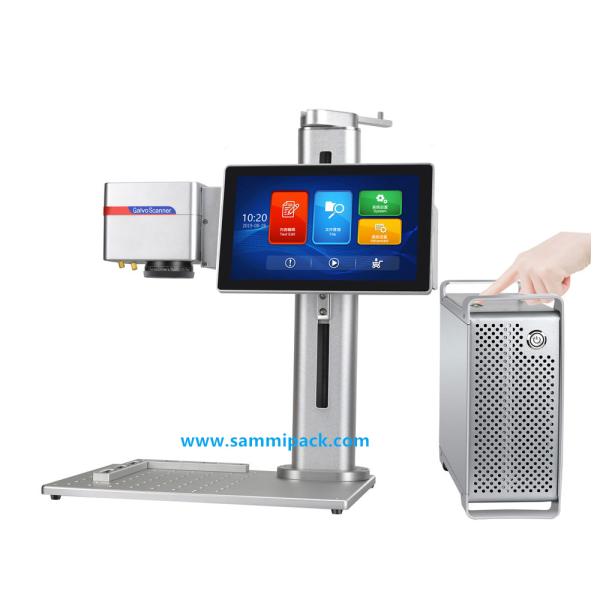 Durable 20W Laser Metal Fiber Marking Machine Small Automatic Electric Coding Machine with Competitive Price Plastic Packaging
