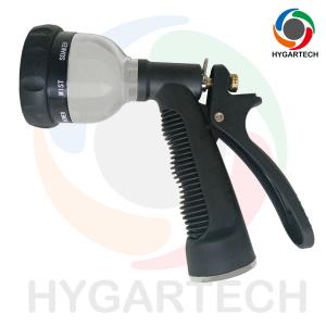 Quality Metal 8-Pattern Garden Hose Nozzle With Rear-Trigger Control for sale