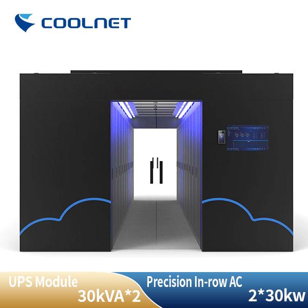 Buy Cold Aisle Micro Modular Data Center With Modular UPS And In Row AC Units at wholesale prices
