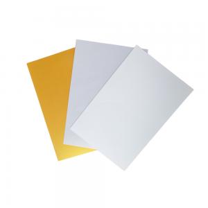 Quality White 760mic 20X30cm PVC Binding Cover For ID Card for sale