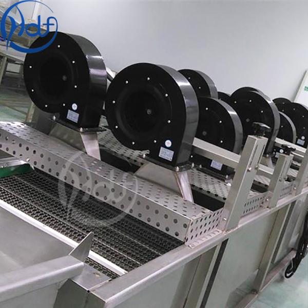Continuous Vegetable Fruit Dryer Machine , Food Dehydrator Machine Conveyor Belt Width 600mm