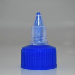China Cosmetic Dispensing Caps Black Twist Top Cap 20/410 24/410 on sale