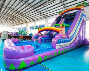 China Carnival Adult Bounce House Outdoor Inflatable Water Slides on sale