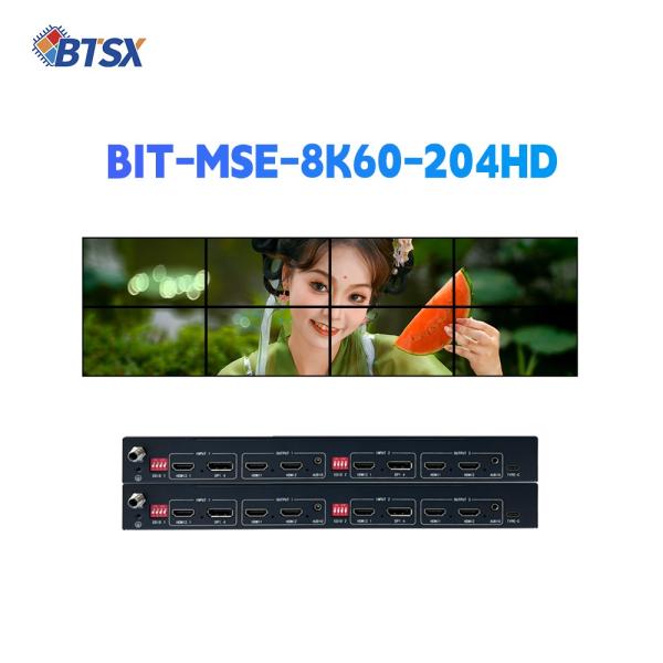 YUV422 Color Format Video Wall Controller with 2× DP 1.4 Input Interfaces and 20W Power Consumption