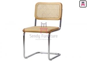 Quality SS201 Frame PE Rattan Cane Dining Chair 0.37cbm For Restaurant for sale