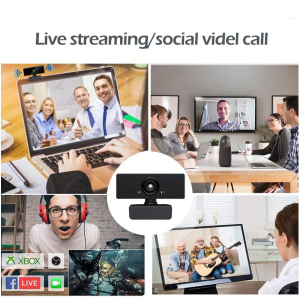 High quality 1080P Live Broadcast USB Camera Hd Webcam For Work And Study At Home