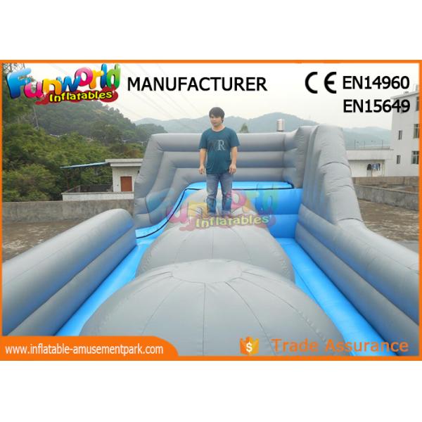 Commercial 0.55 MM PVC Tarpaulin Inflatable Obstacle Course With Slide