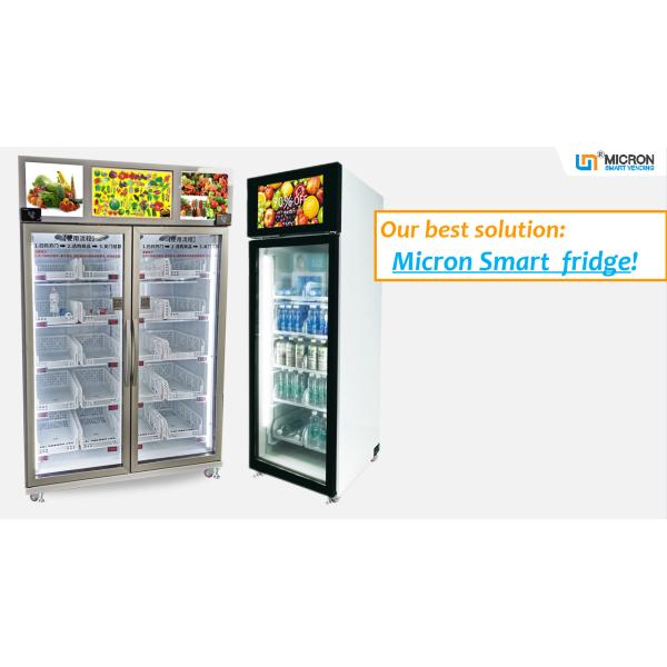 Android OS Smart Fridge Vending Machine For Vegetable Fruit Egg Meat Freezer Cooling System
