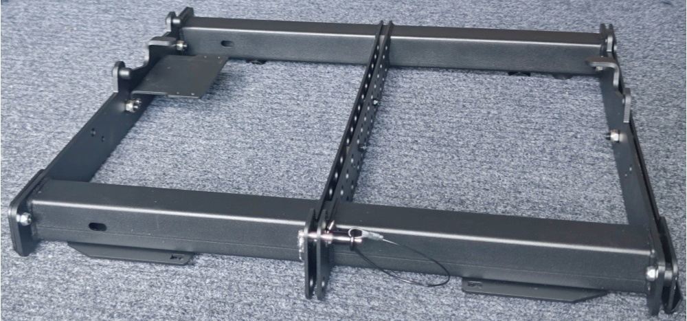 line array system flying rigging bumper stack metal frame