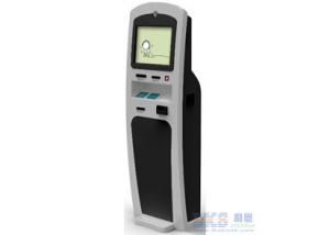 China Fingerprint ID Scanner Cash Payment Kiosk With Multi-point Touch Singular Screen on sale