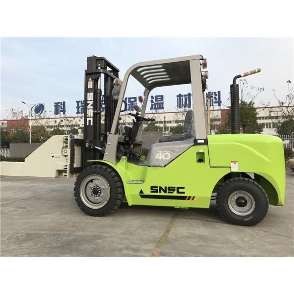 Brick Diesel Forklift with Block Clamp Attachment