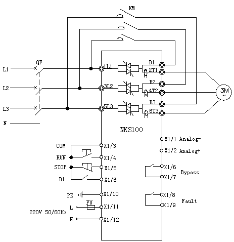 Fan Controlled Three Phase Soft Starter , Asynchronous Thyristor Soft Starter 280KW