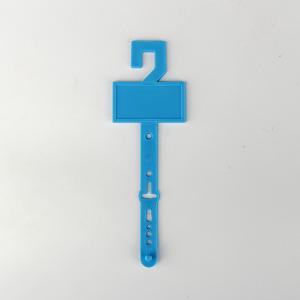 Quality Heavy Duty Fashionable Blue Plastic Belt Hangers For Stores for sale