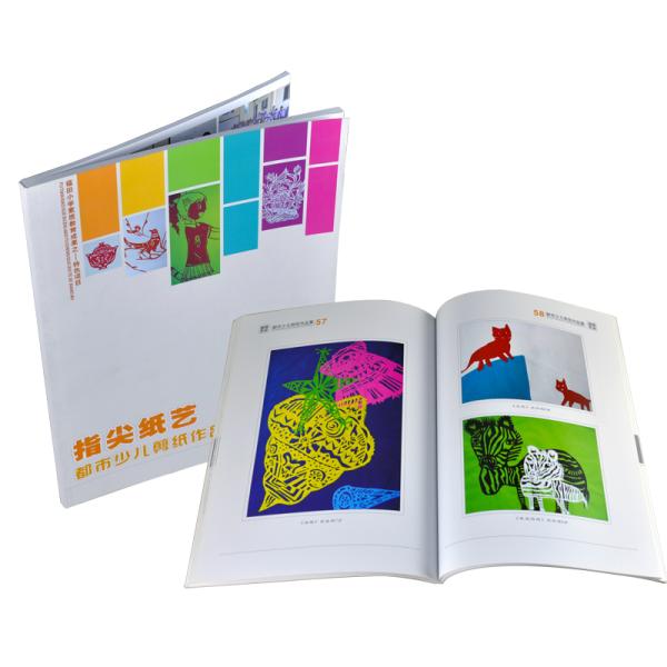OEM Soft Cover Book Printing Glue Binding Section Stitching Embossed