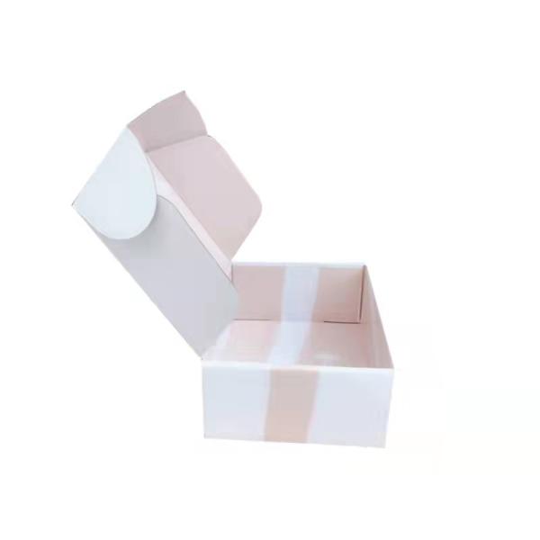 Custom Logo Folded Corrugated Shoe Box Shipping Gift Packing
