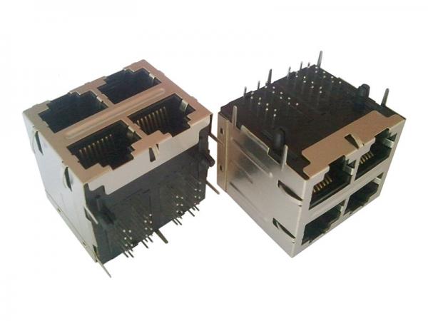 Buy Integrated Magnetics 2x2 RJ45 750 Mating Cycles 7.7Kg Retention Strength at wholesale prices