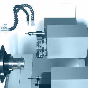 Metal Automatic Twin Spindle Twin Turret Lathe Cnc Vertical Lathe