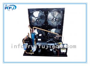 China Water Cooling Refrigeration Condensing Units , Horizontal cold room condensing unit Black R22  4-30HP on sale