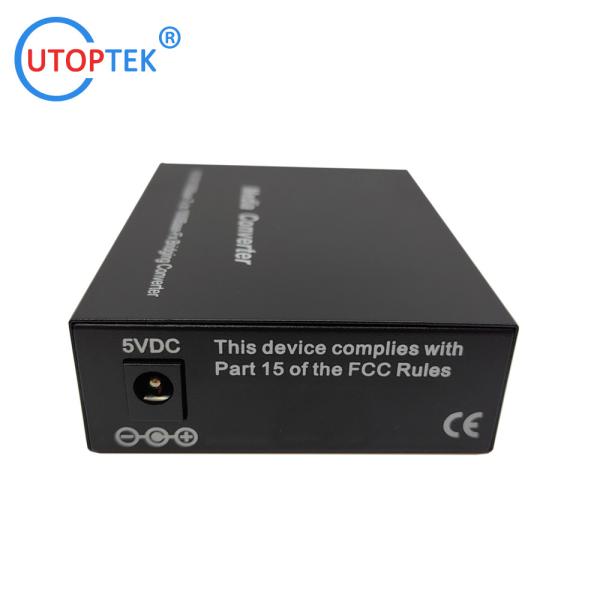 10/100/1000Mbps SM Bidi 20km 1310/1490nm Fast Ethernet Fiber media converter for CCTV Network using