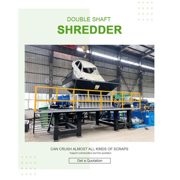 Multifunctional Plastic Shredder Machine for Wood Chipper Blade Shredding