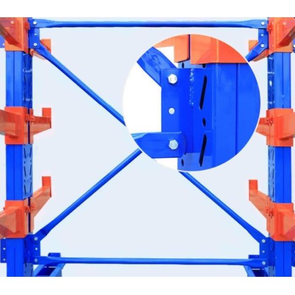 500-5000kg Industrial Cantilever Racking System Custom Arm Length Modular Design