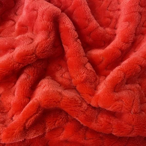 340gsm 100 Polyester Fleece Fabric Bedding Blanket Shoes
