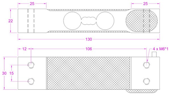 Single Point Load Cell With Digital Output For Unmanned Stores Weighing