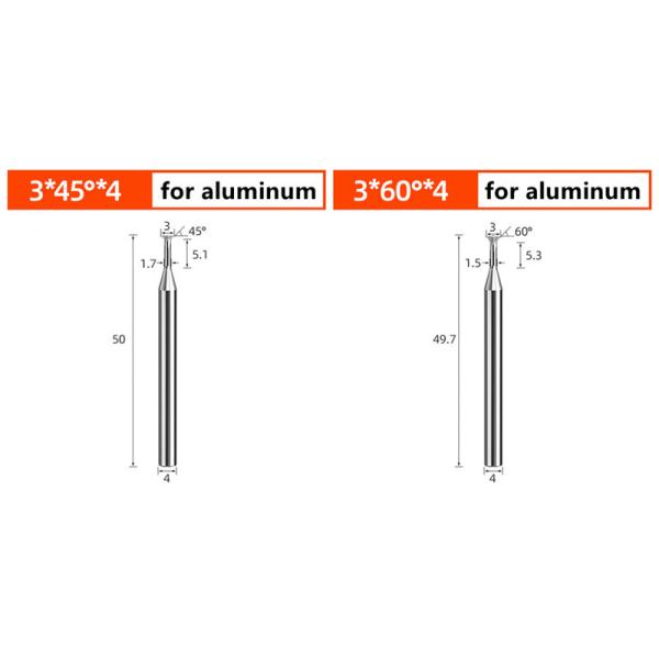 Solid Carbide End Mill Customized Dovetail Special Metal Cutting Tools