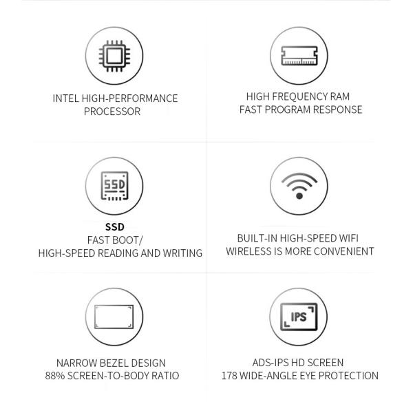CPU I7 4710 RAM 8GB 23.8 Inch All In One PC SDD 480GB+1TB With Camera